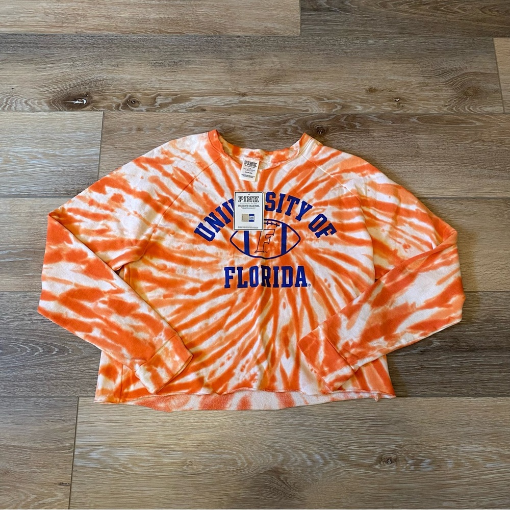 Victoria’s Secret PINK Collegiate Collection Florida Gators Sweatshirt Top NEW